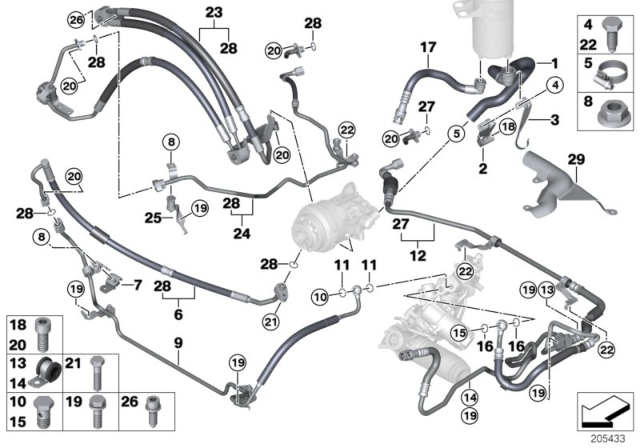 2009 BMW X6  Fillister Head Screw Diagram for 07119904105
