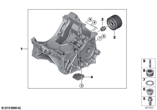 2017 BMW i3  Threaded Pipe Joint Diagram for 11428524836