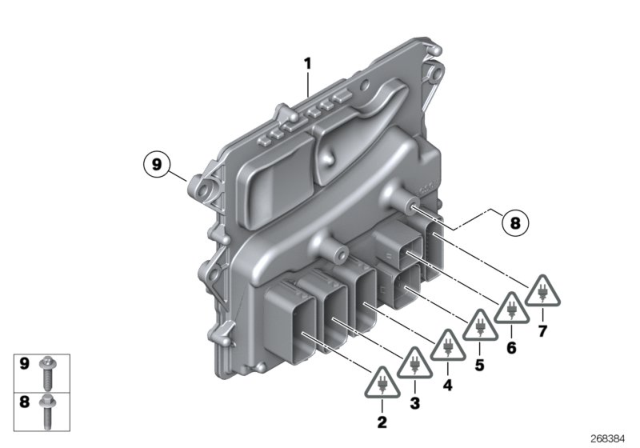 2011 BMW 335i xDrive  Screw Diagram for 12147593381