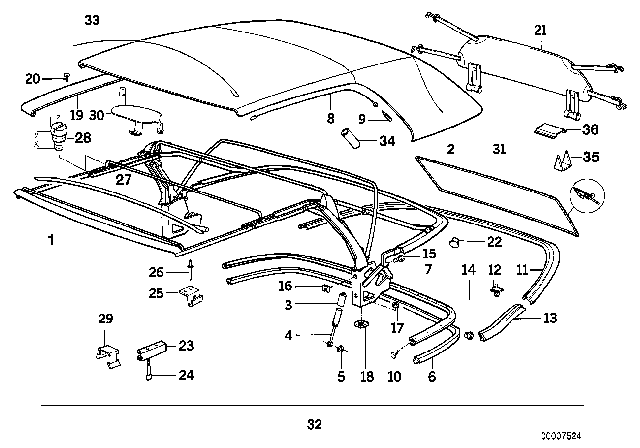 1989 BMW 325i  Clamp Diagram for 51131932801
