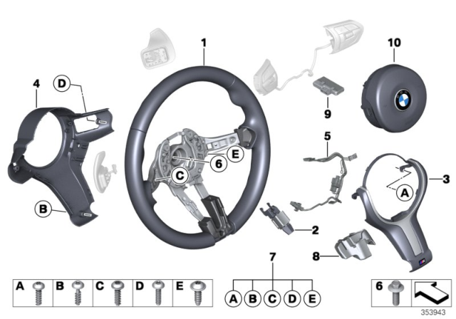 2015 BMW X5  Control Unit, Touch Detection Diagram for 32306875202