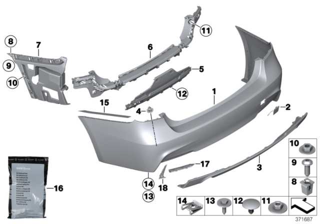 2020 BMW M4 Left Protection Foil Diagram for 51128064447