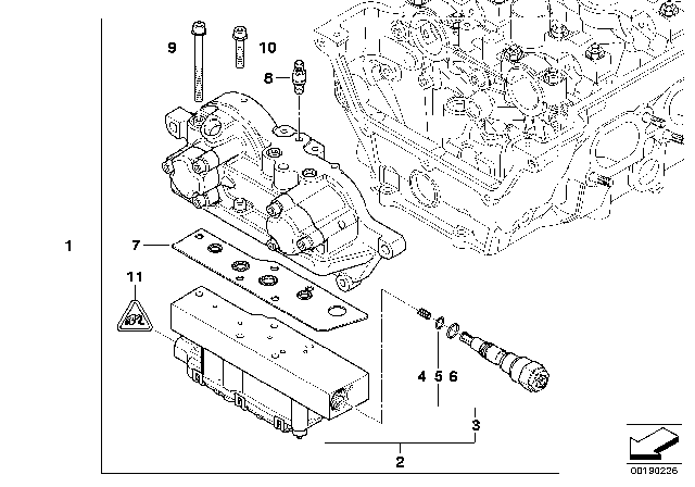 2004 BMW M3  Solenoid Valve (Solv) Diagram for 11367839180