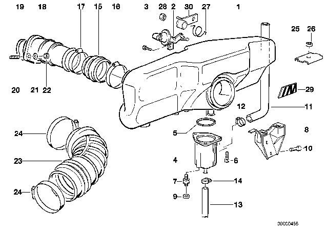 1993 BMW M5  Rubber Boot Diagram for 11611312062