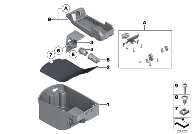 2010 BMW 760Li  Phone Holder Diagram for 51169202267