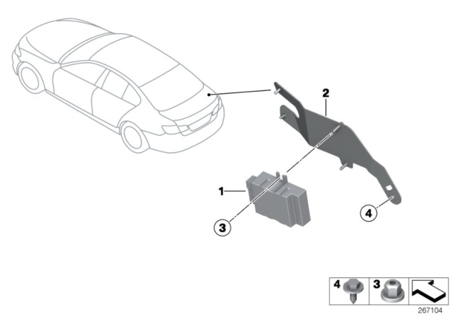2013 BMW M5  Control Unit For Fuel Pump Diagram for 16147358145