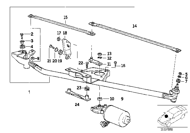 1997 BMW 328i  Damper Ring Diagram for 61618353140