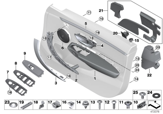 2018 BMW 430i Gran Coupe  Clamp Diagram for 07147332700
