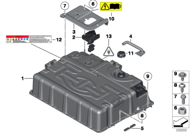 2010 BMW X6  Muffler Clamp Diagram for 11437651942