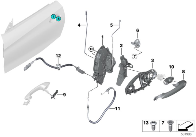 2020 BMW Z4  ADAPTER SUPPORT, LEFT Diagram for 51217437565
