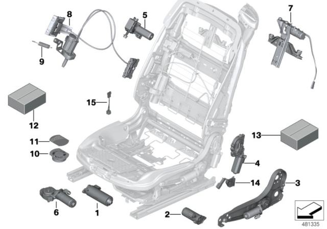 2014 BMW M6  Ventilation Grille Diagram for 52107306691