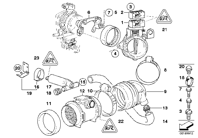 1997 BMW 528i  Carrier Diagram for 13541740473