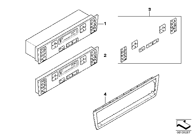 2002 BMW X5  Frame Diagram for 64116919092