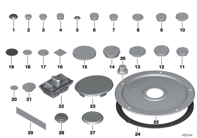 2017 BMW Alpina B7  Sealing Plug Diagram for 51713402713