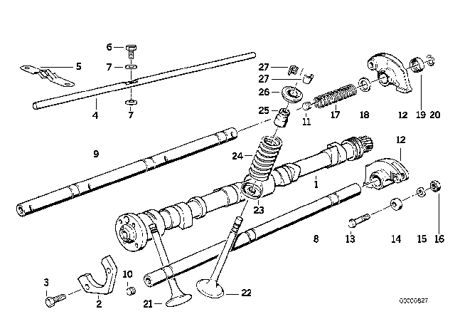 1984 BMW 318i Plug Diagram for 11331266400