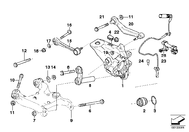 2010 BMW 535i xDrive  Cable Bracket, Left Diagram for 34526762255