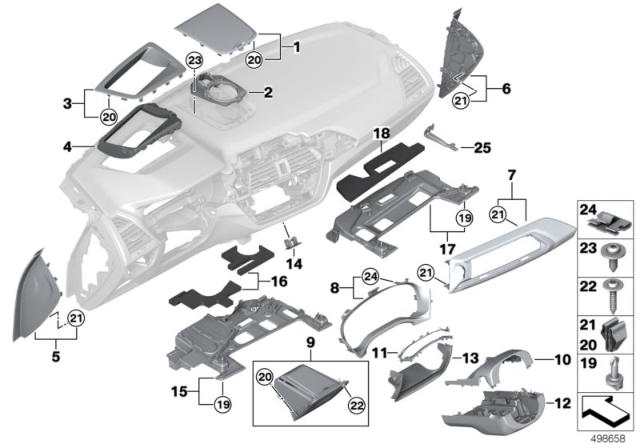 2020 BMW X3 M  U-CLAMP Diagram for 51459496283