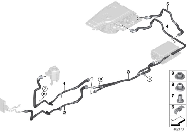 2017 BMW X5  Line, El. Machine Diagram for 17127644099