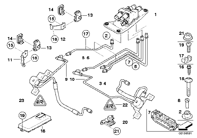 2008 BMW X5  Torx Screw Diagram for 37206778247