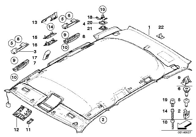 2005 BMW X3  Cover, Suspension. Loop For Dividing Net, Front.Left Diagram for 51433403997