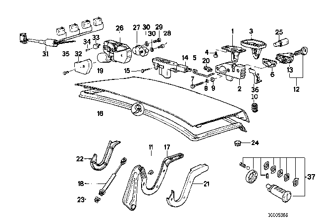 1987 BMW 735i  Wave Washer Diagram for 07119932099