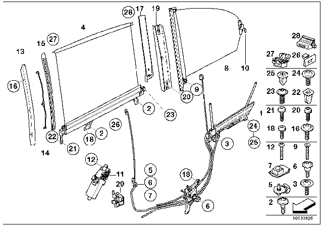 2006 BMW 760Li  Fillister Head Screw Diagram for 51167053060