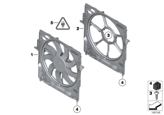 2018 BMW 650i  Screw Diagram for 17117632437