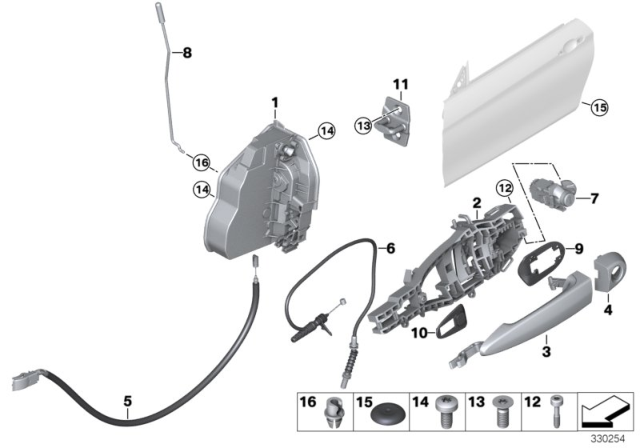 2018 BMW M4  Oval-Head Screw, Self-Tapping Diagram for 07147317732