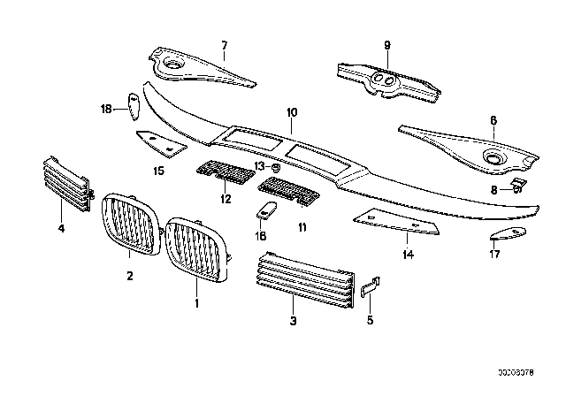 1991 BMW 850i  Clamp Diagram for 51131970866