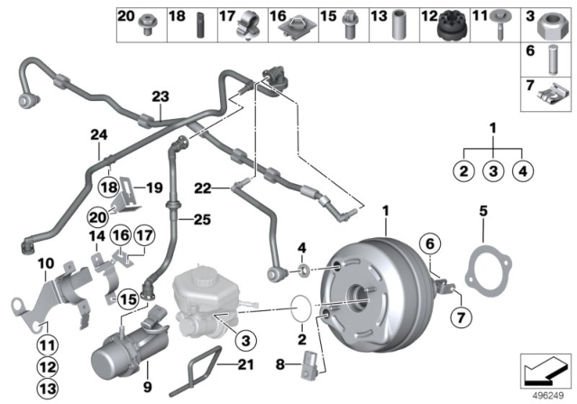 2015 BMW ActiveHybrid 3 Gasket Diagram for 34336799318