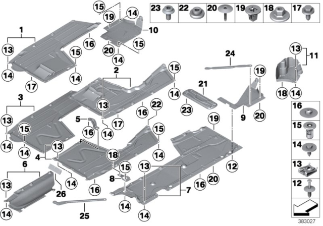 2019 BMW M240i  Hex Bolt With Washer Diagram for 22326760945