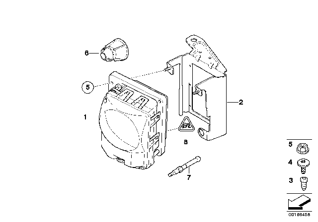 2009 BMW M5 Adjustment Equipment Diagram for 66316762289