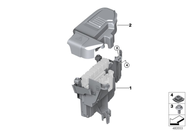 2020 BMW X3  COVER Diagram for 12908632554