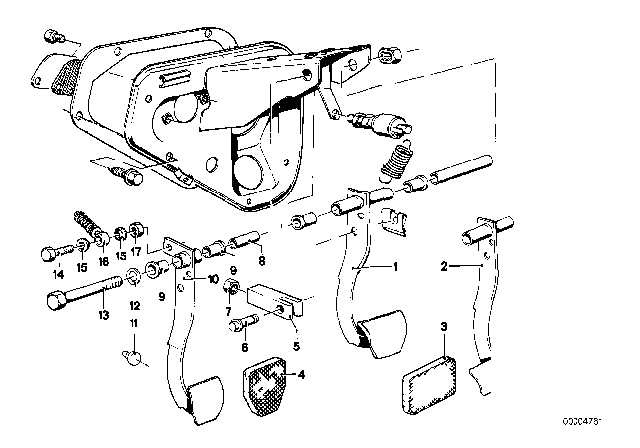 1983 BMW 633CSi  Fit Bolt Diagram for 21521102721