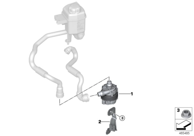 2018 BMW X5  Holder Diagram for 11518618507