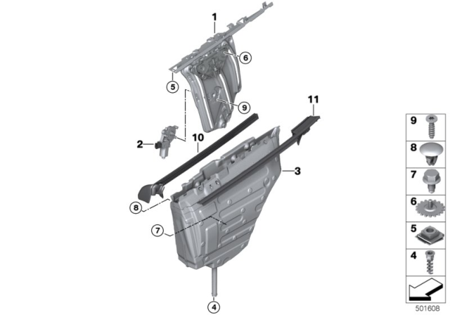 2015 BMW 435i xDrive Power Window Motor Diagram for 67627046031