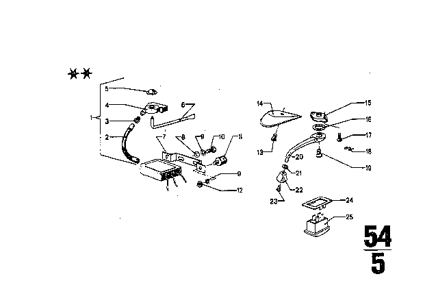 1973 BMW 3.0CS  Fillister Head Self-Tapping Screw Diagram for 07119904431