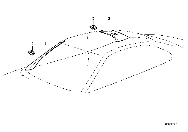 1995 BMW 850CSi Covering Column Rear Left Diagram for 51438152685