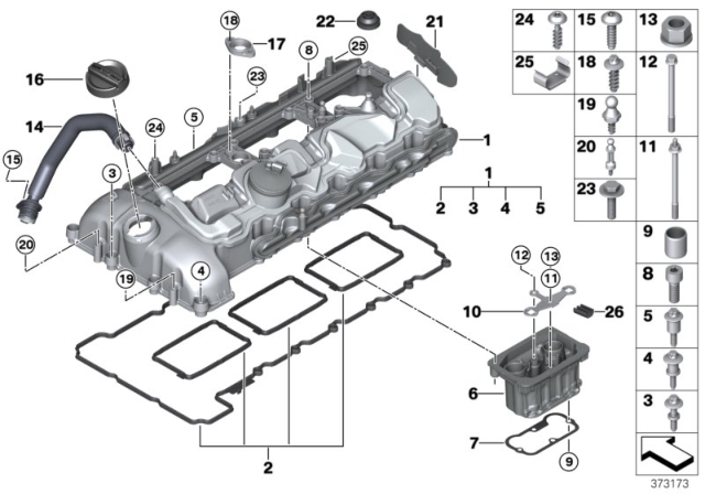 2017 BMW M3  Holder Diagram for 11787589137