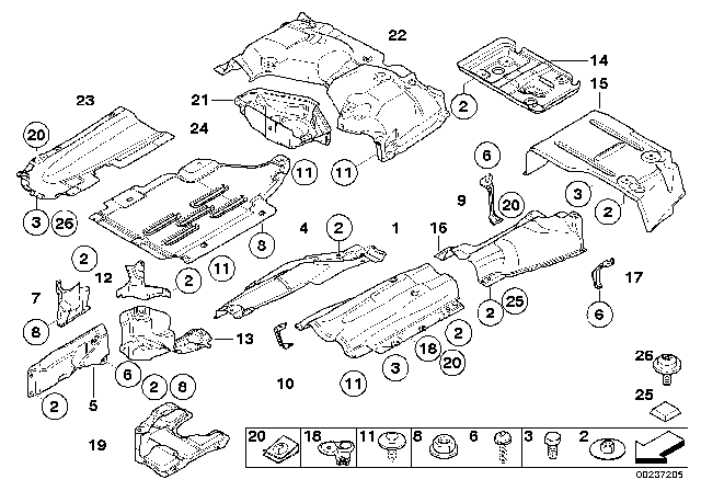 2010 BMW 335i Hex Bolt With Washer Diagram for 07119903930
