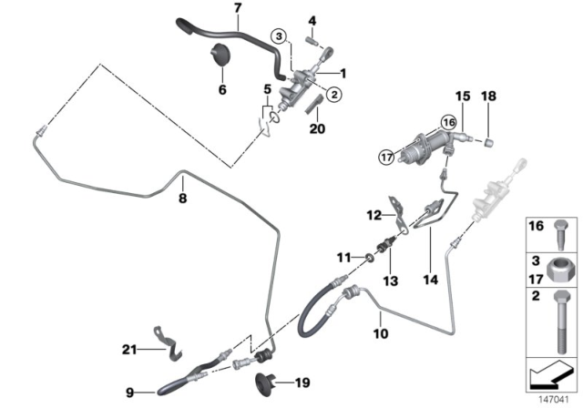 2015 BMW X1  Hex Bolt Diagram for 07119907207