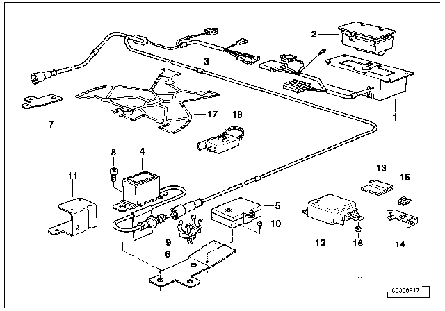 1994 BMW 530i Protection Plate Diagram for 65778366495