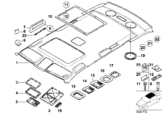 2000 BMW 528i  Clamp Diagram for 51448181426
