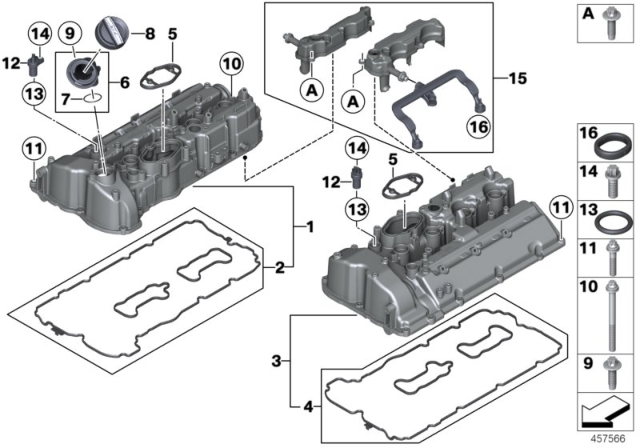 2014 BMW M5 Filler Neck Diagram for 11127507224