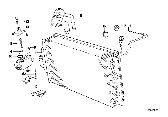 1993 BMW 850Ci  Rubber Grommet Diagram for 64511377494
