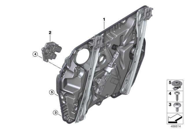 2020 BMW X3  Lock Diagram for 51337955257