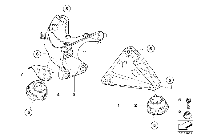 2007 BMW Z4 Heat Protection Plate Right Diagram for 22116769492