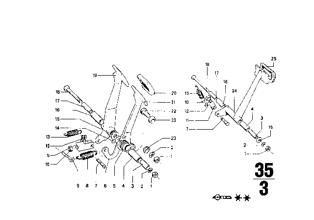 1974 BMW 2002  Retainer Spring Diagram for 35311104531