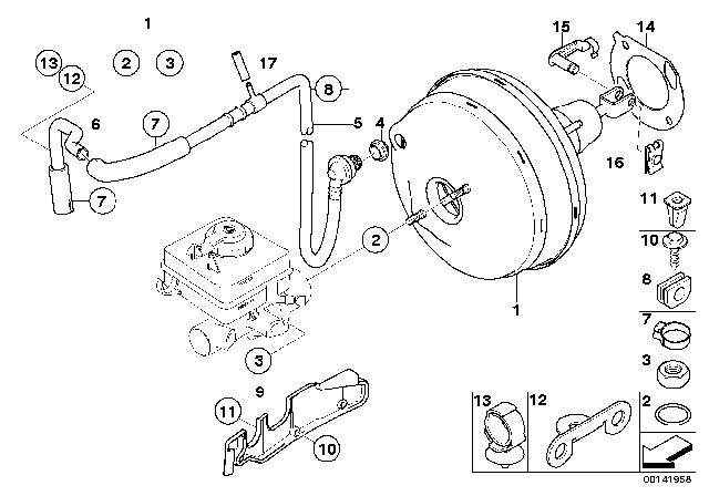 2006 BMW 530xi  Rubber Grommet Diagram for 34336765230
