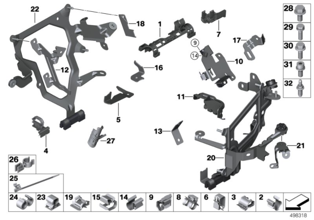 2014 BMW 650i  DOUBLE PIN Diagram for 12527621093